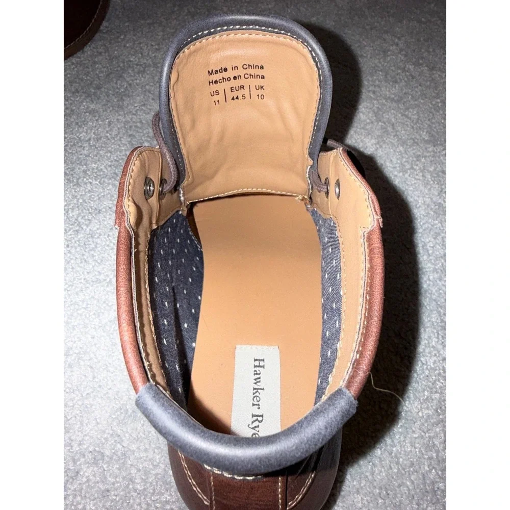 Hawker Rye Men's Brown Chukka Boots Size‎ 11 Lace up Dress Casual